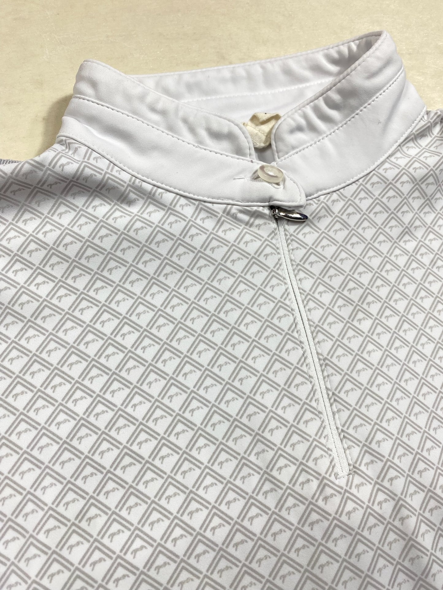 Polo Penelope Leprevost – Blanc – Taille XS