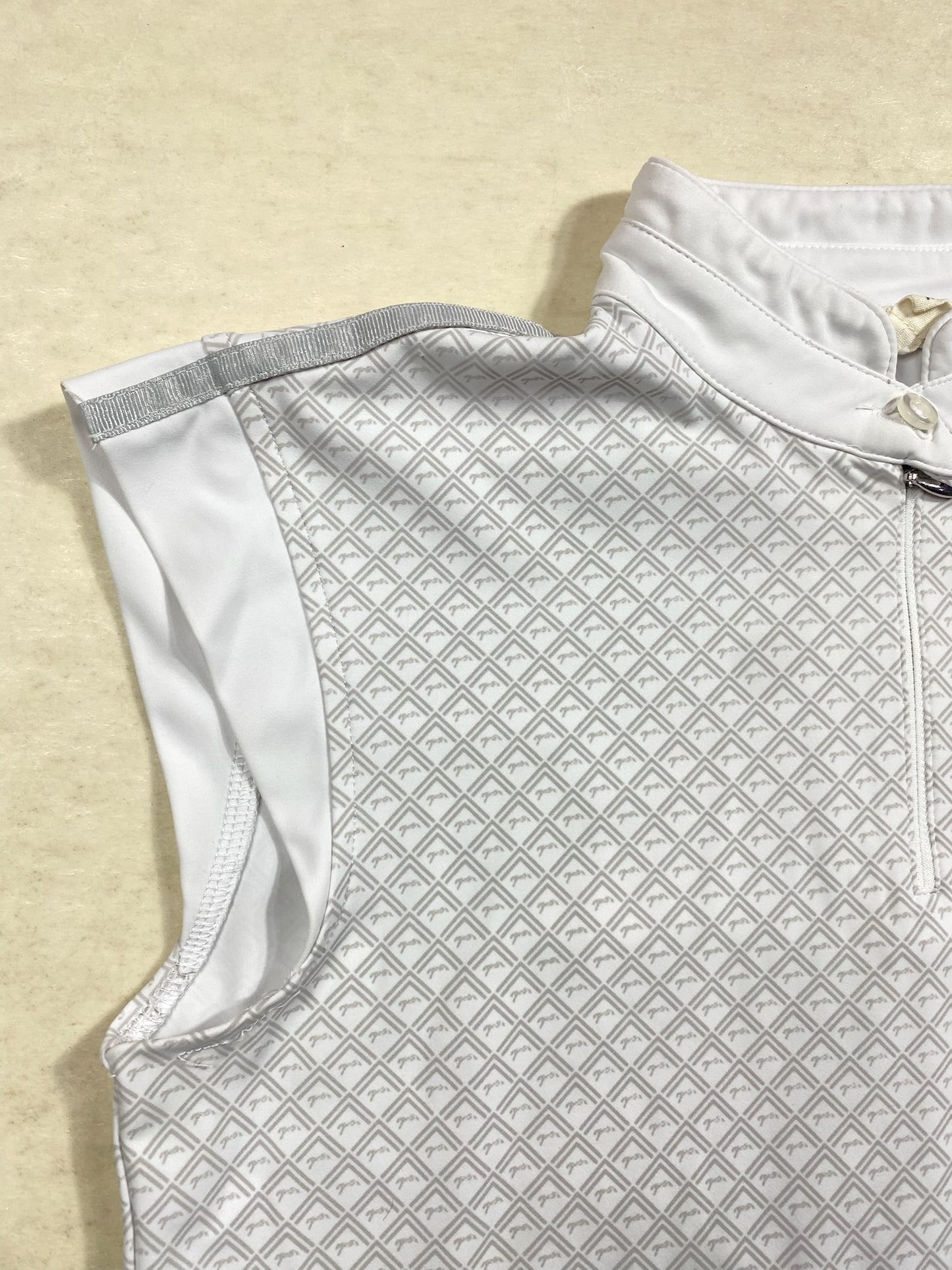 Polo Penelope Leprevost – Blanc – Taille XS