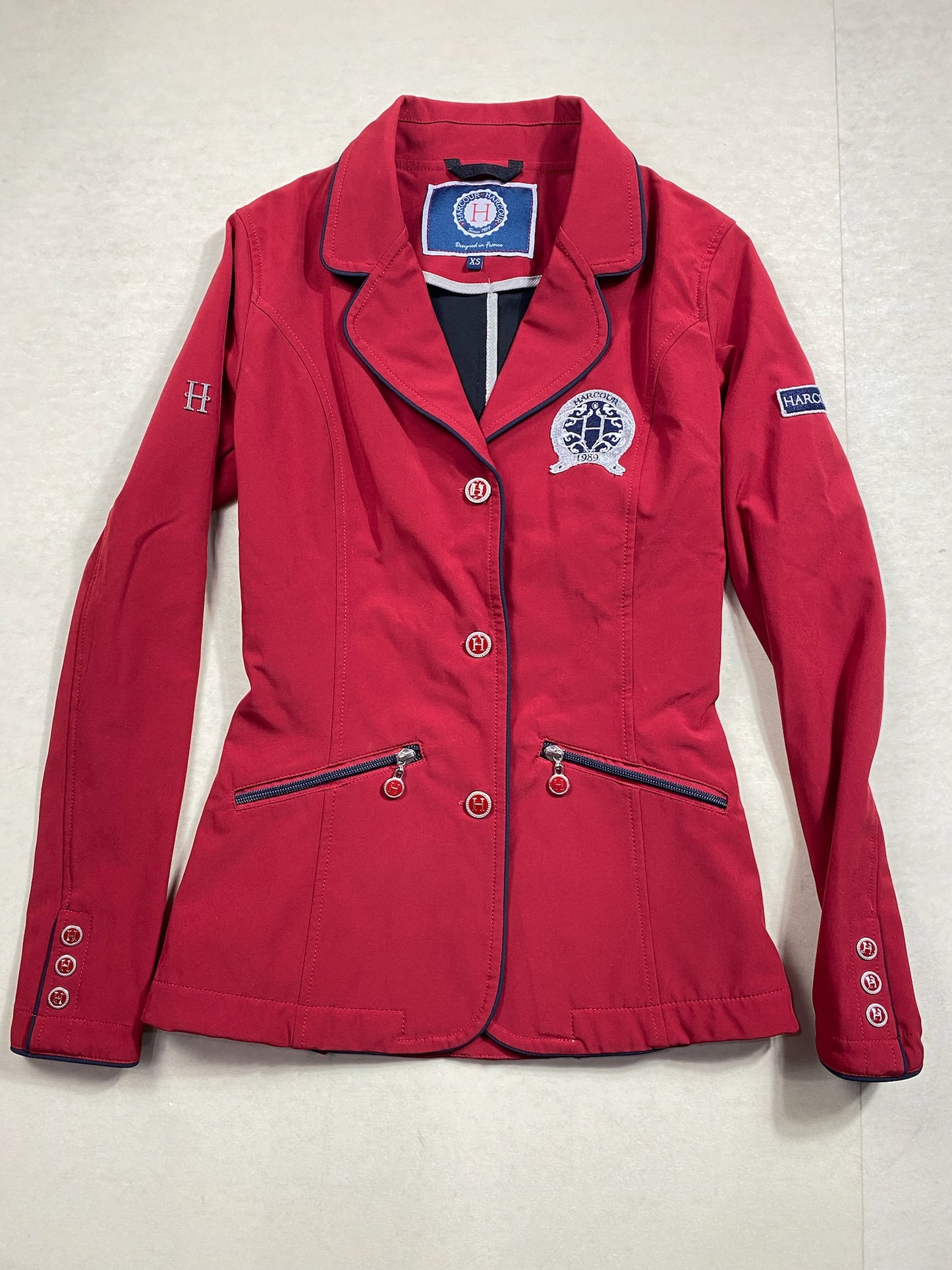 Veste de concours Harcour - Rouge - XS