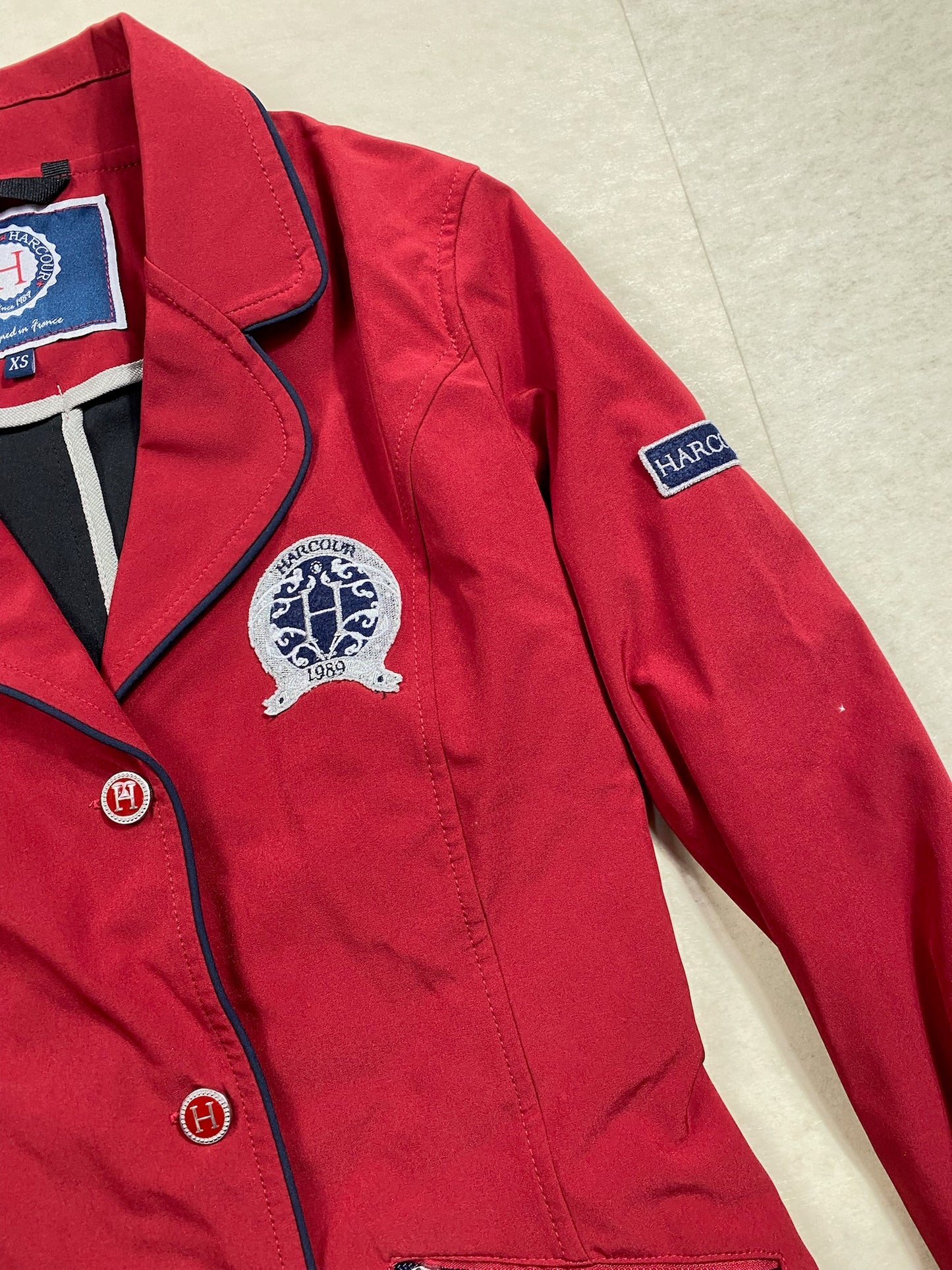 Veste de concours Harcour - Rouge - XS