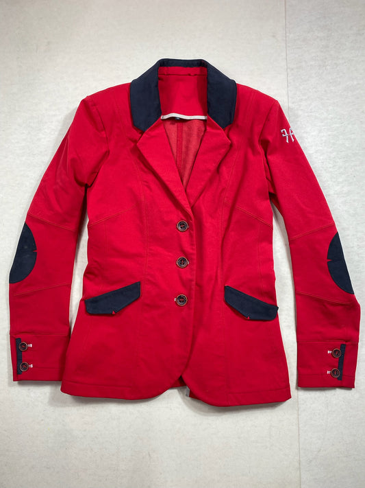 Veste de concours Horse Pilot – Rouge – Taille XS