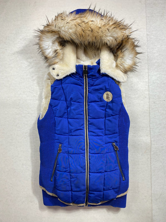 Doudoune sans manches Pénélope Leprevost – Bleu Électrique – Taille XS