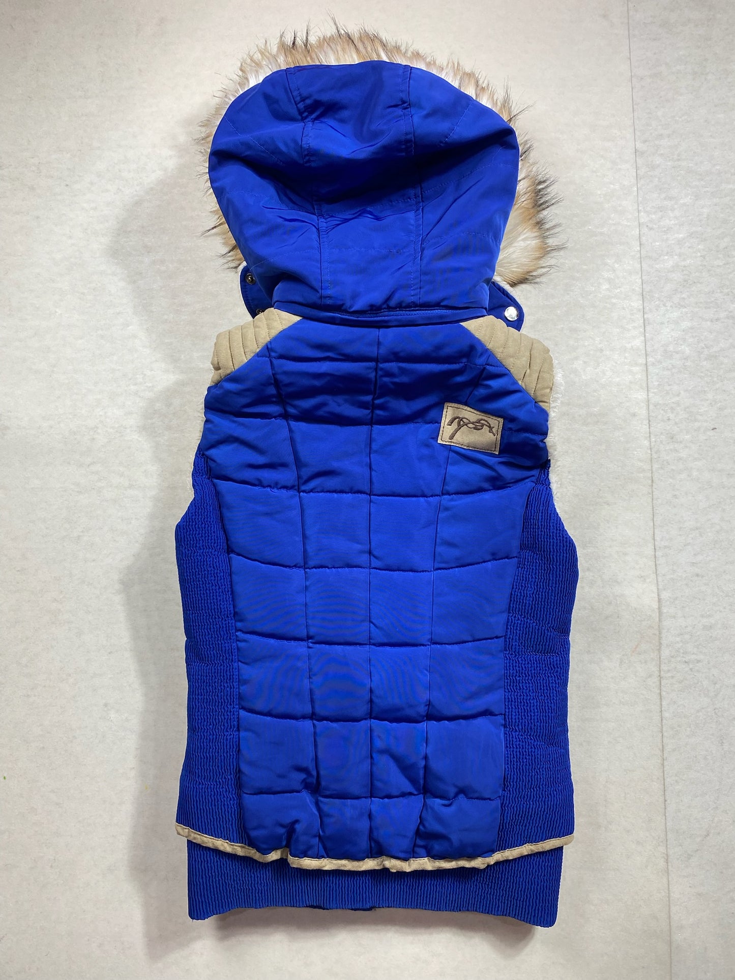 Doudoune sans manches Pénélope Leprevost – Bleu Électrique – Taille XS