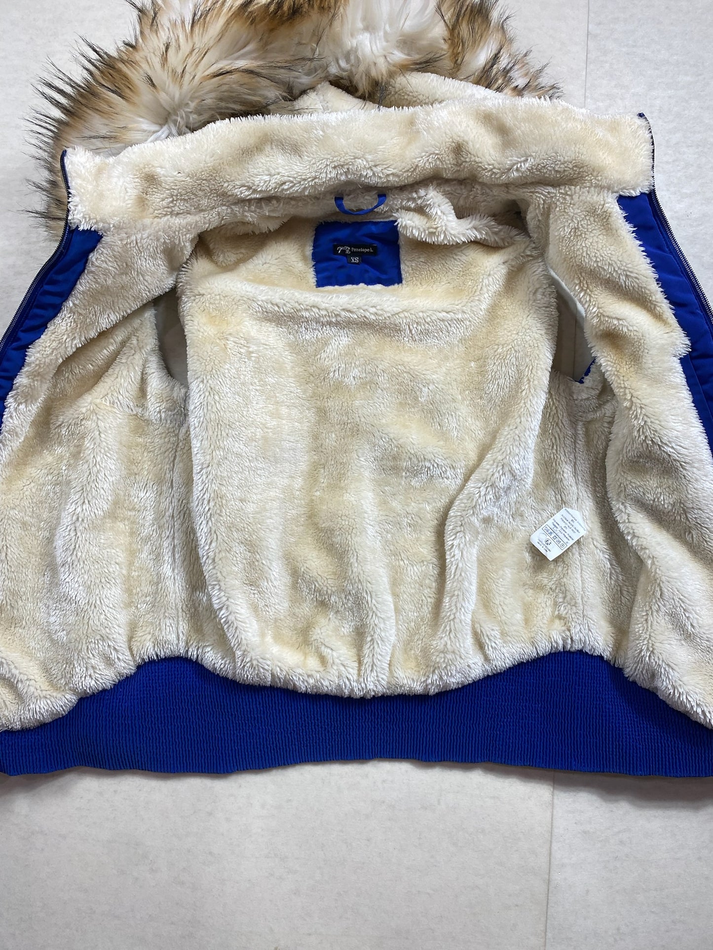 Doudoune sans manches Pénélope Leprevost – Bleu Électrique – Taille XS