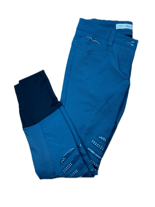 Pantalon Animo Italia Gris/Bleu XS
