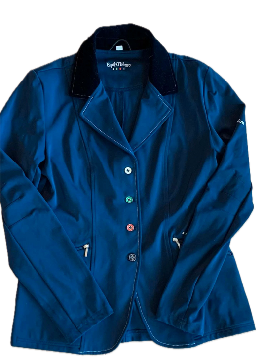 Veste de concours Equi-Thème Soft Bleu Marine M