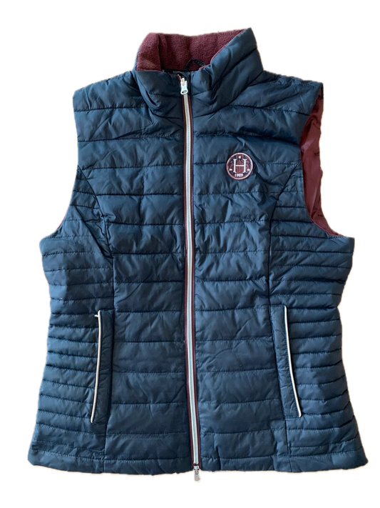 Veste sans manches Harcour marine / bordeaux M