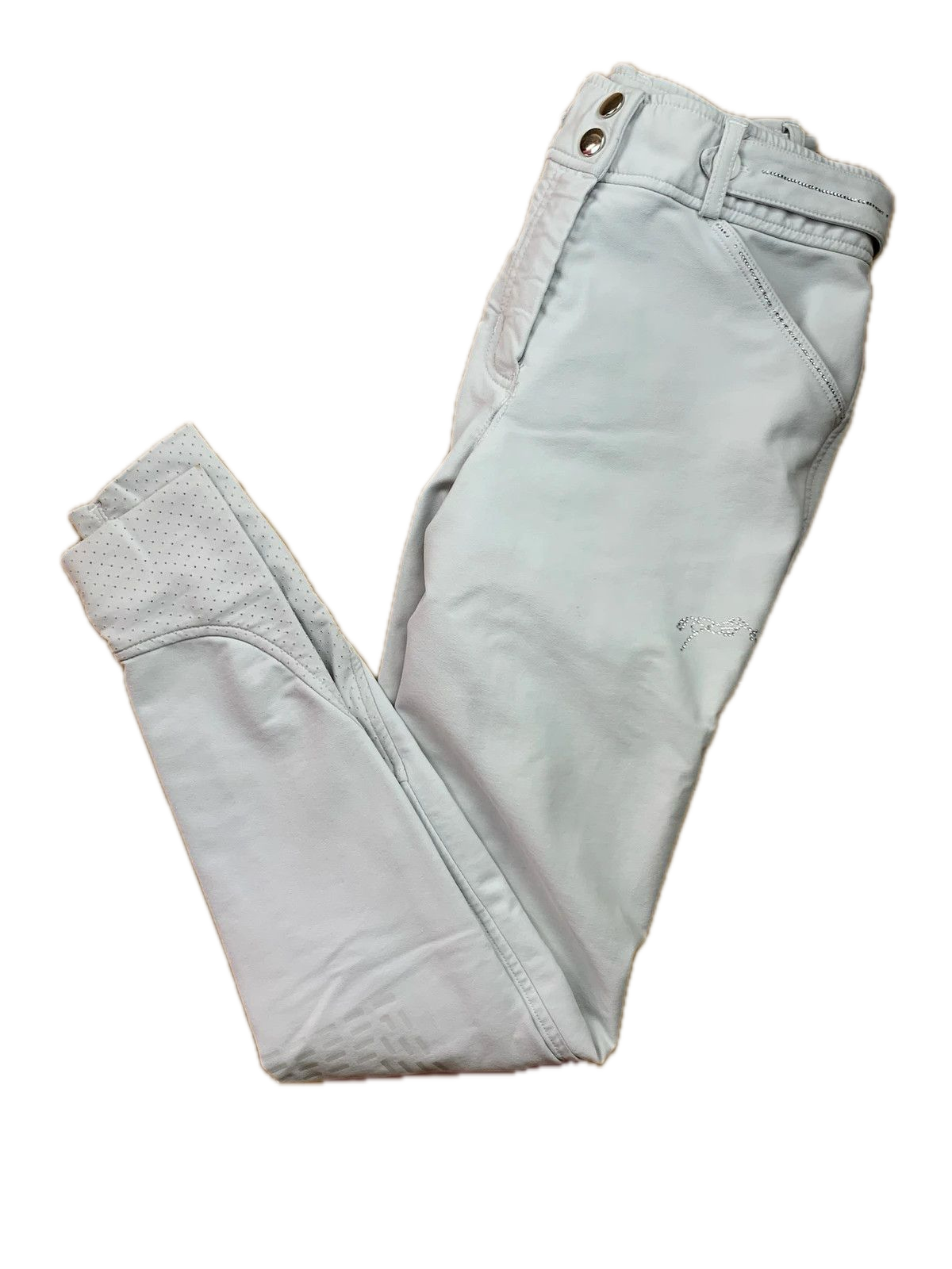 Pantalon Concours Pénélope Leprevost Blanc S : Élégance & Performance