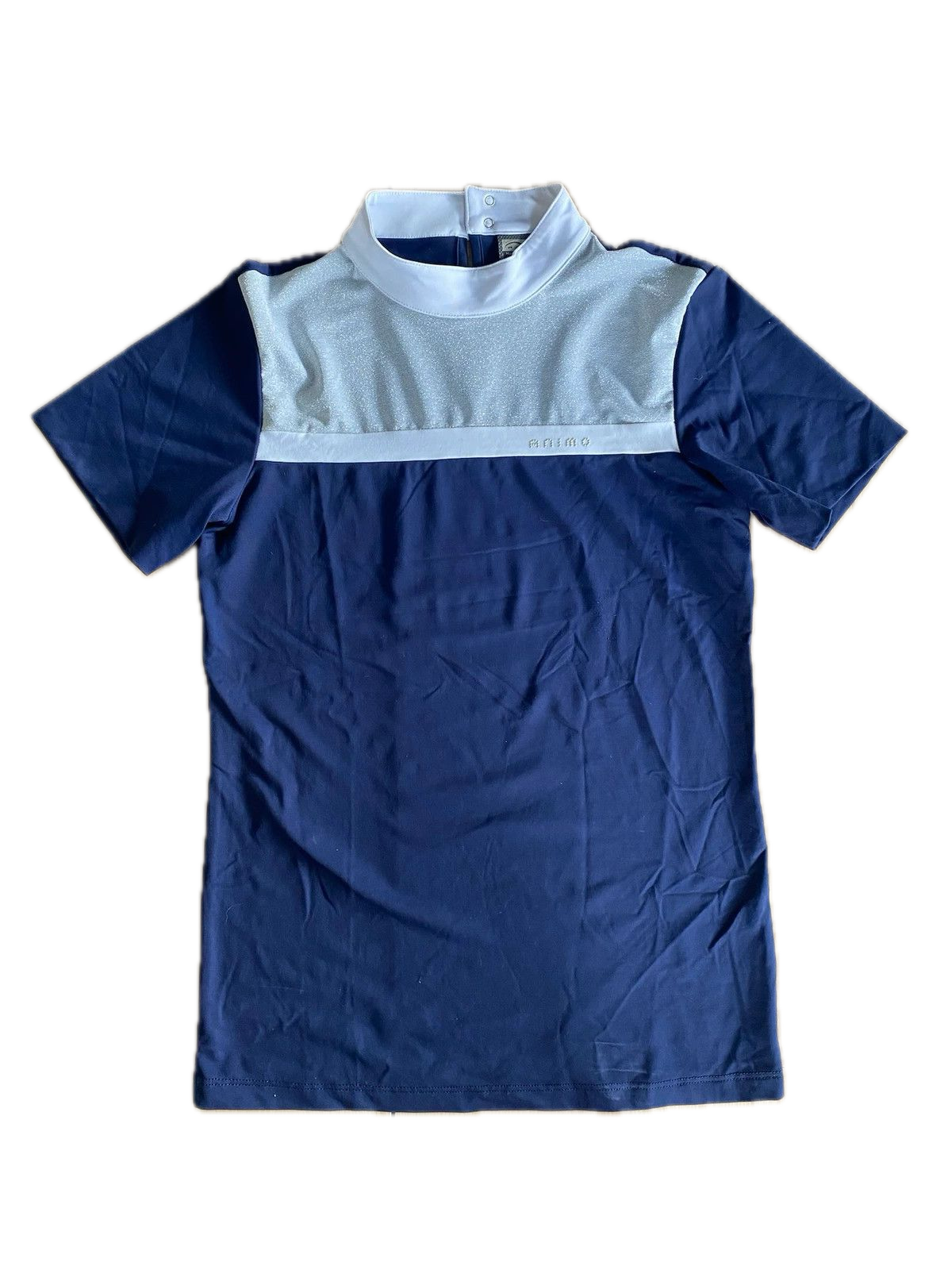Polo Animo Italy Bleu Marine / Gris S