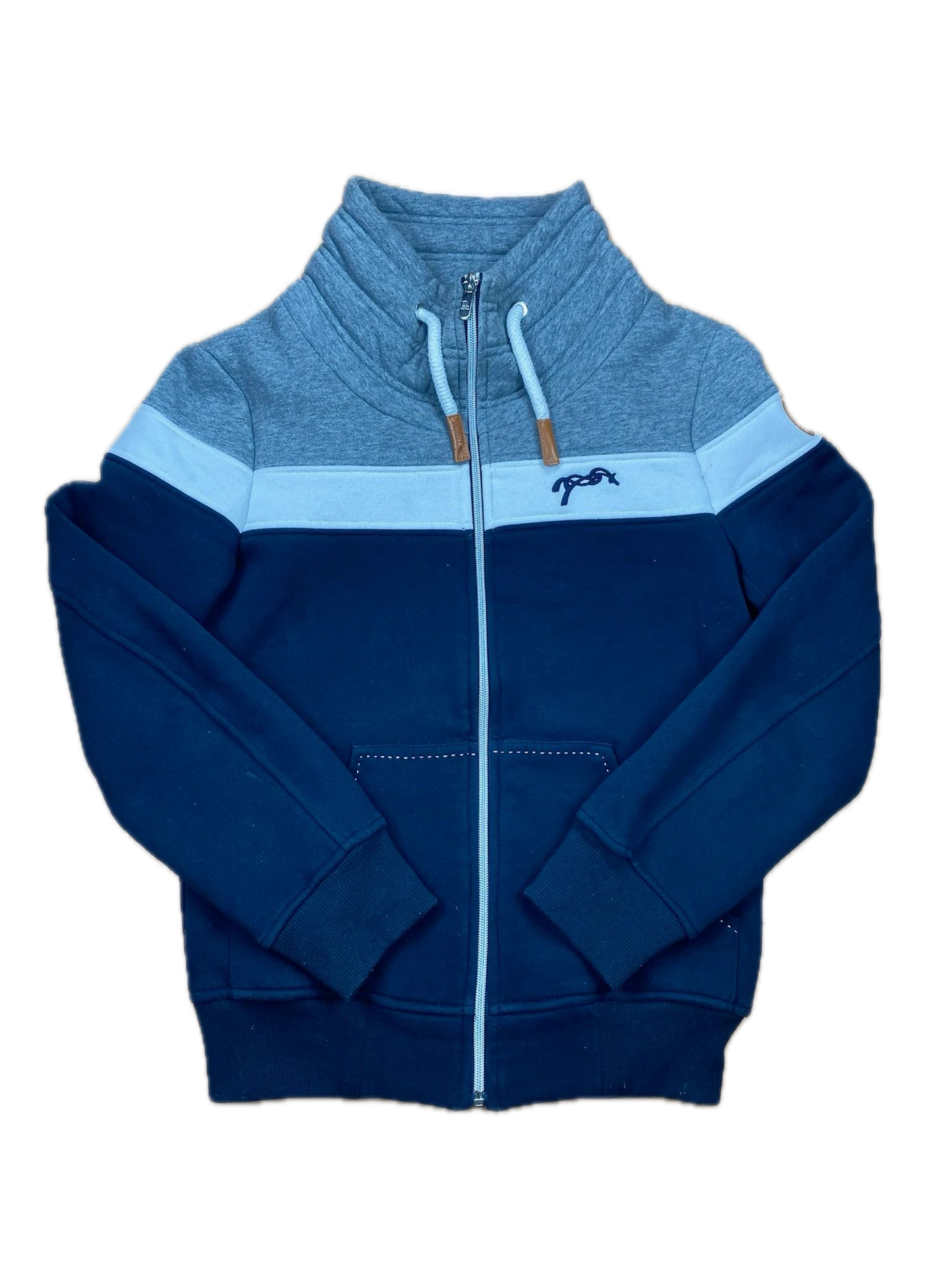 Gilet Sweatshirts Pénélope Leprevost Gris/Bleu