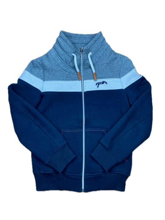 Gilet Sweatshirts Pénélope Leprevost Gris/Bleu