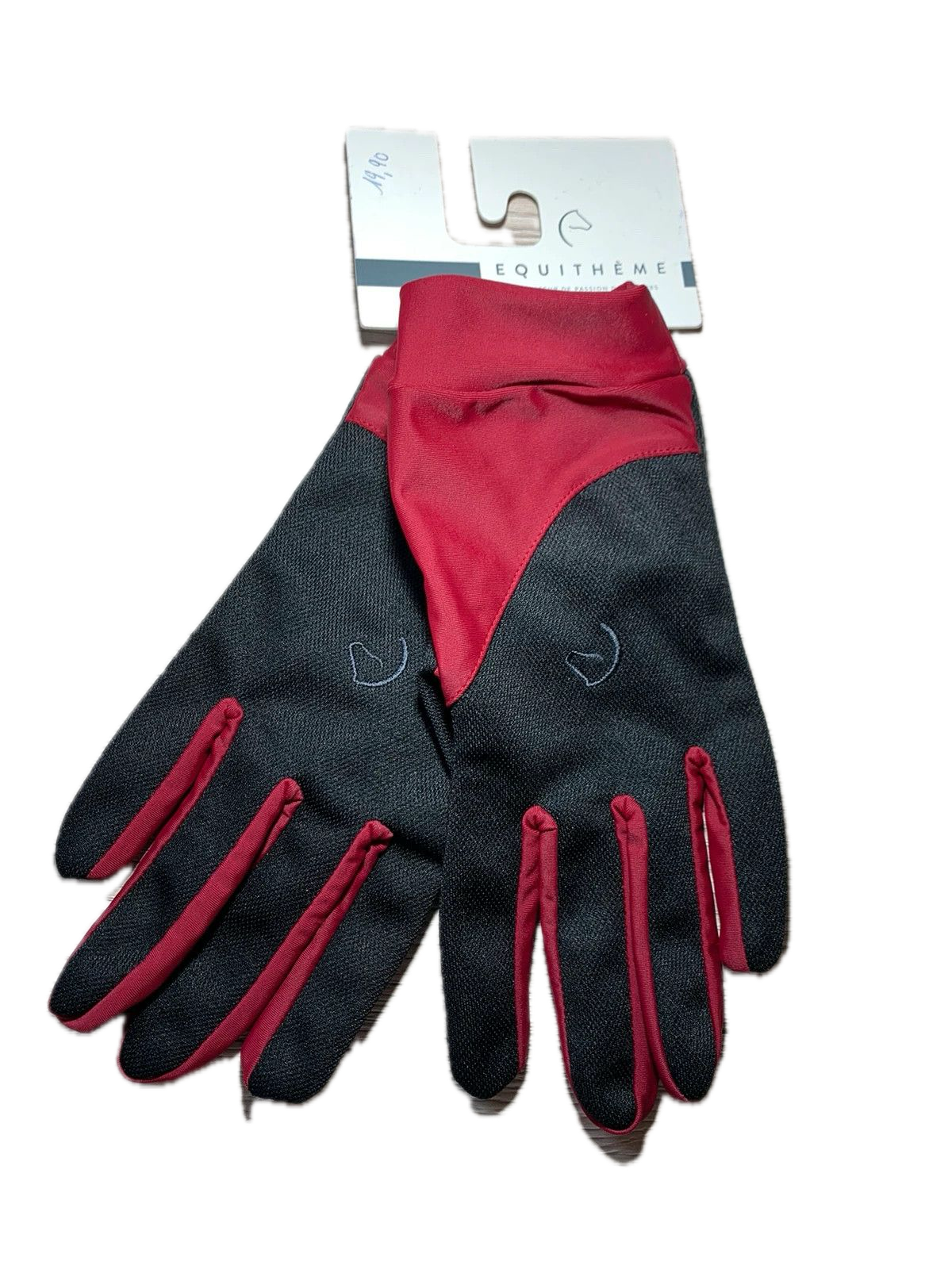 Gants Equi-Thème noir/prune