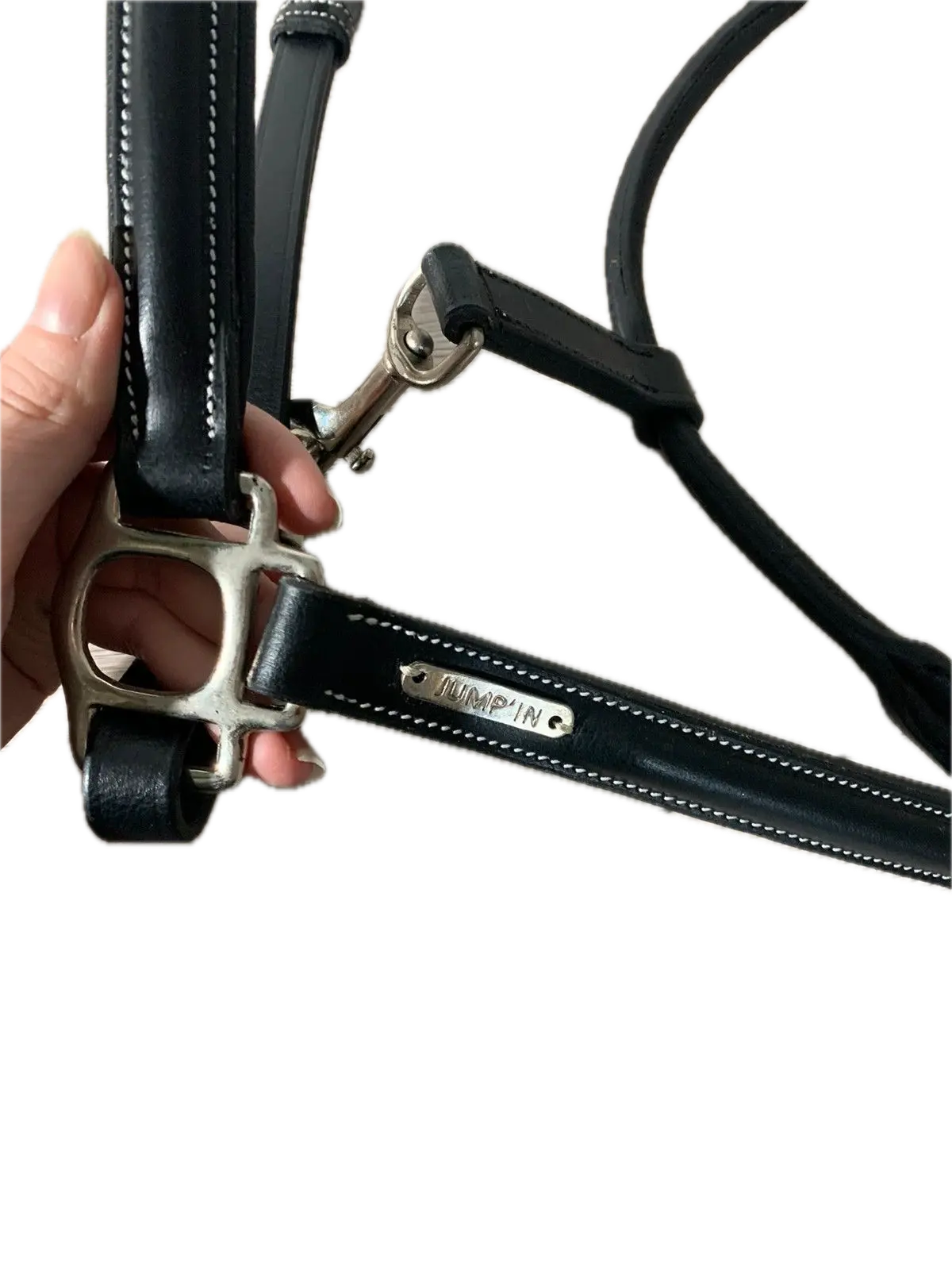 Licol en cuir Jump'In Taille Cheval