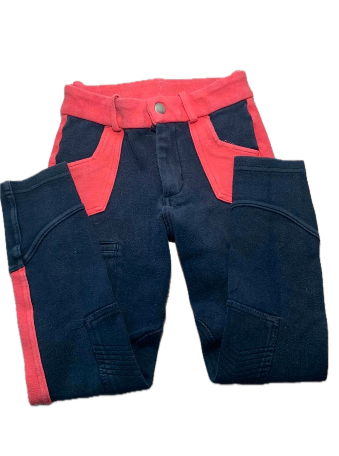 Pantalon Fouganza Rose/Marine 8 ans