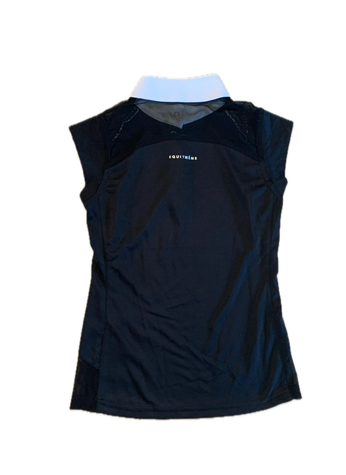 Polo sans manches Equi-Thème noir XXS