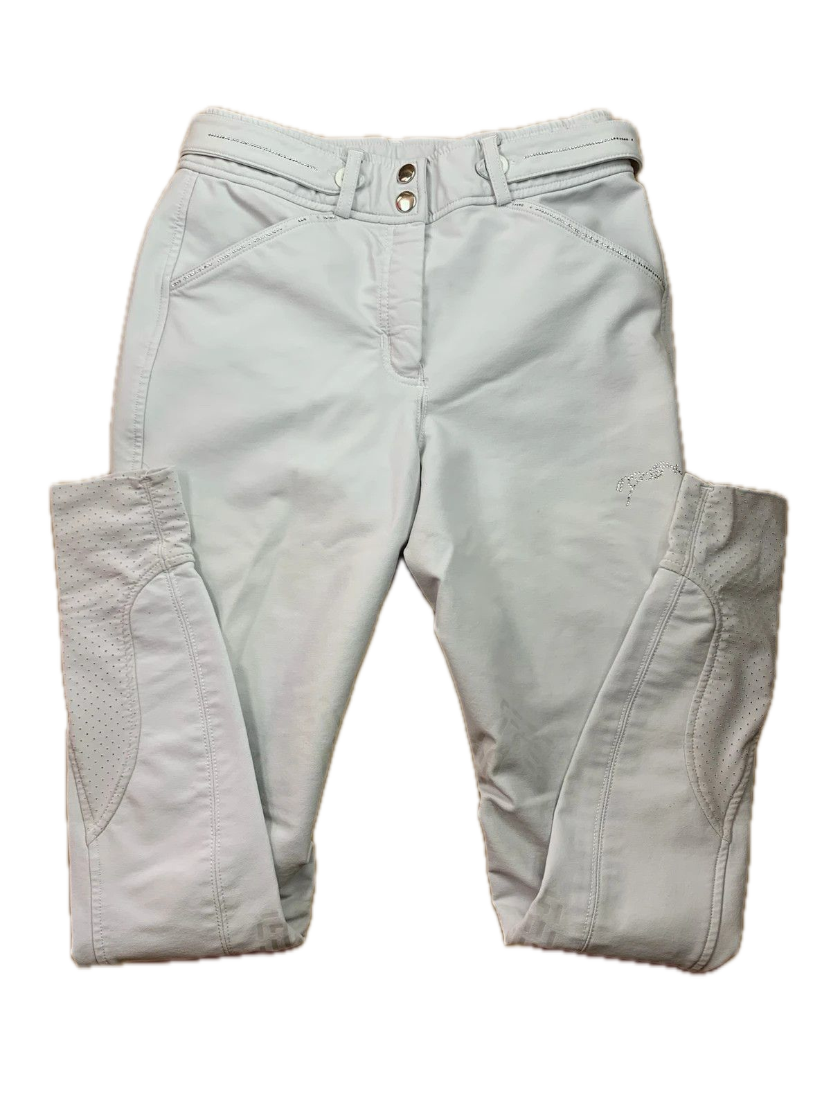 Pantalon Concours Pénélope Leprevost Blanc S : Élégance & Performance