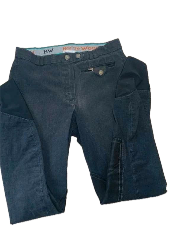 Pantalon Équitation Horse Wood Noir M : Style & Confort