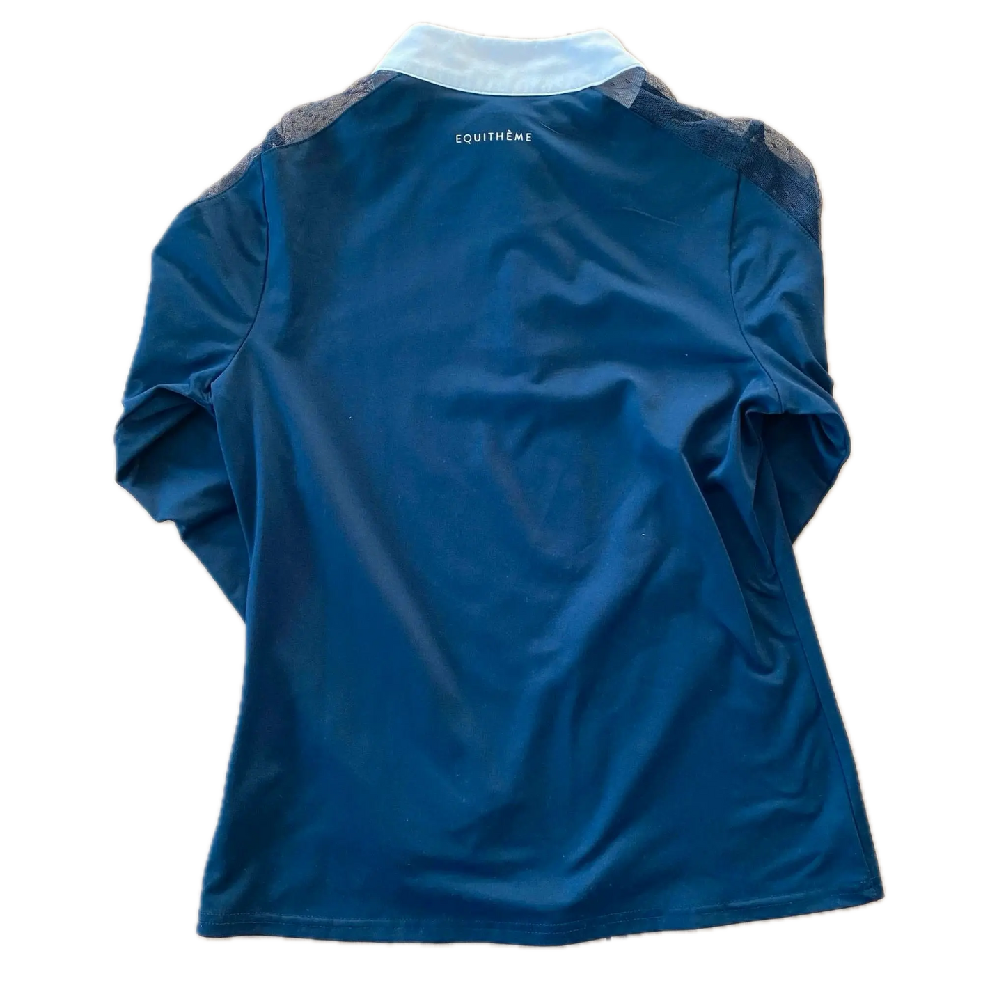 Polo manches longues Equi-thème Bleu marine Taille S