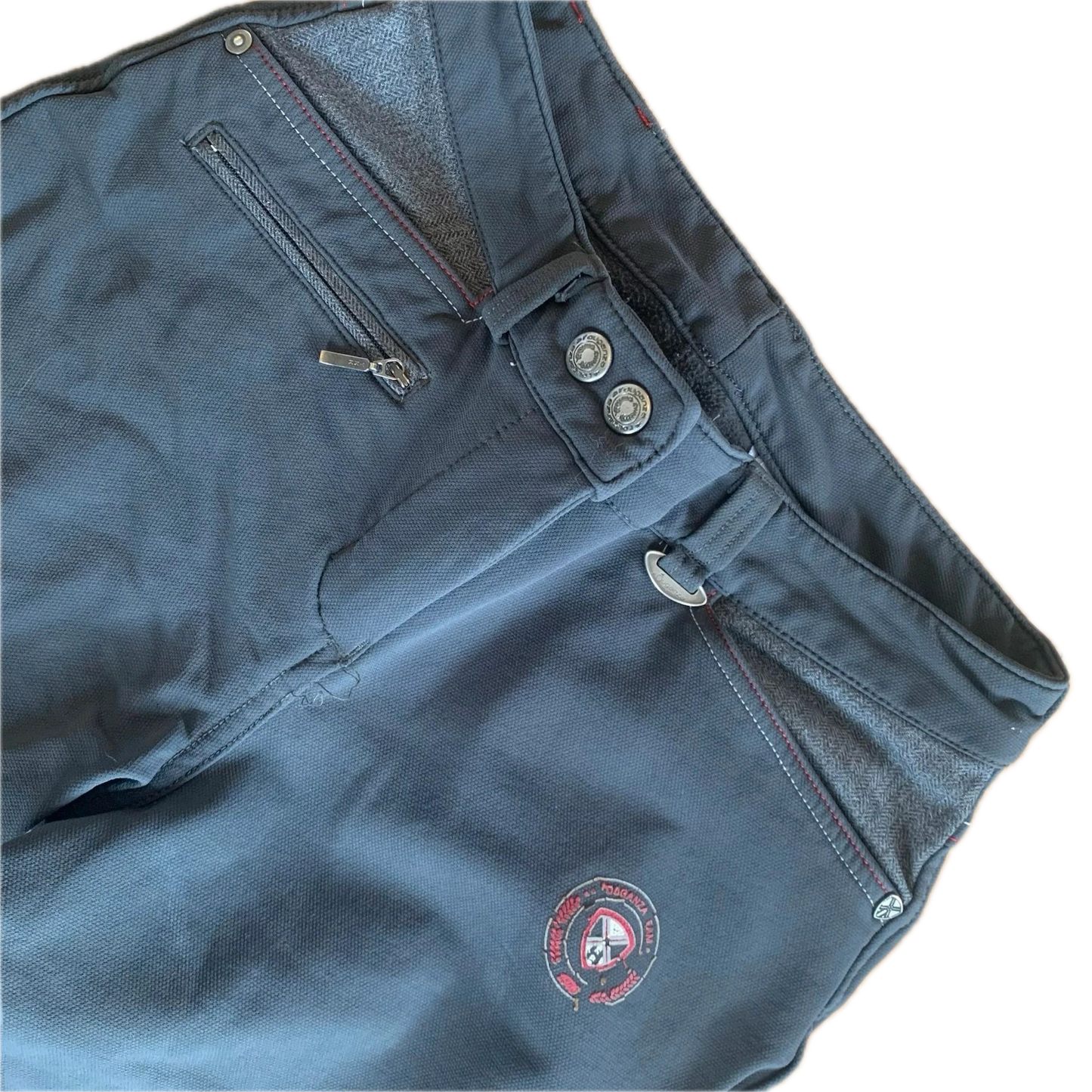 Pantalon Équitation Fouganza Gris S