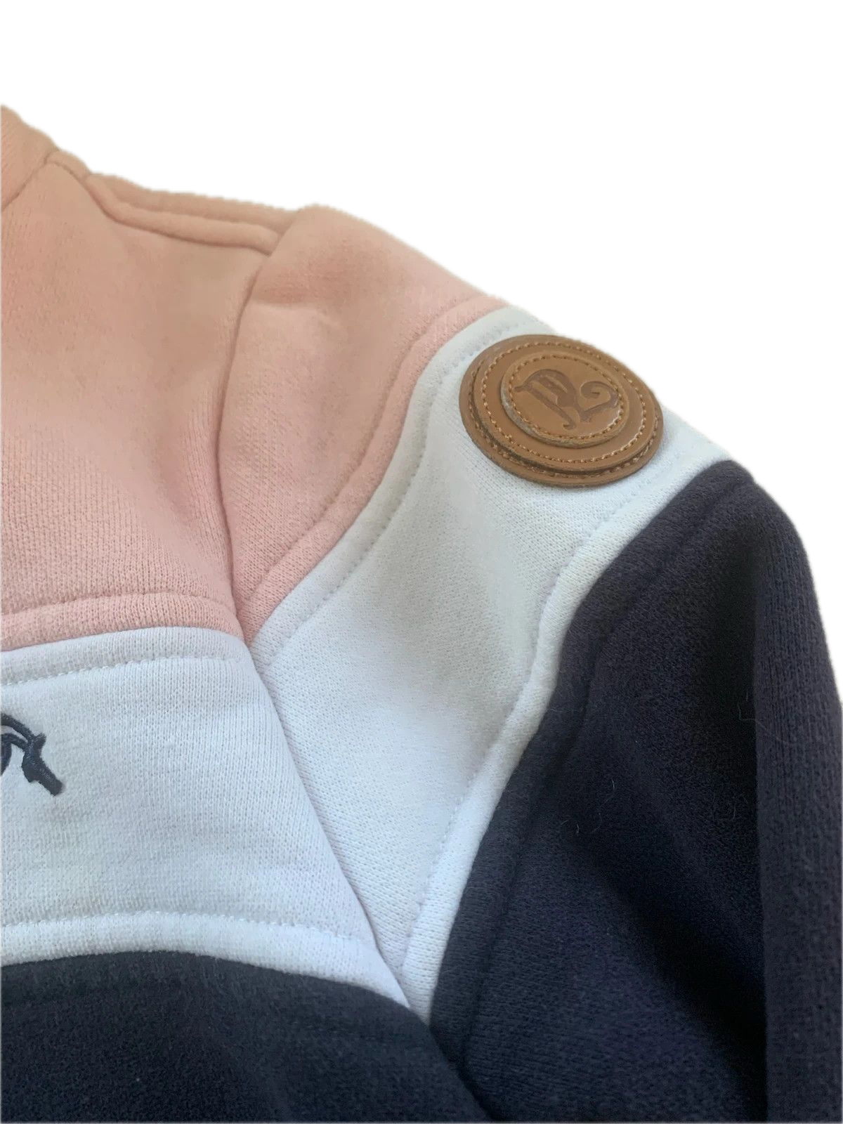 Gilet Polaire Pénélope Leprevost Bleu Marine/Blanc/Rose 6 Ans