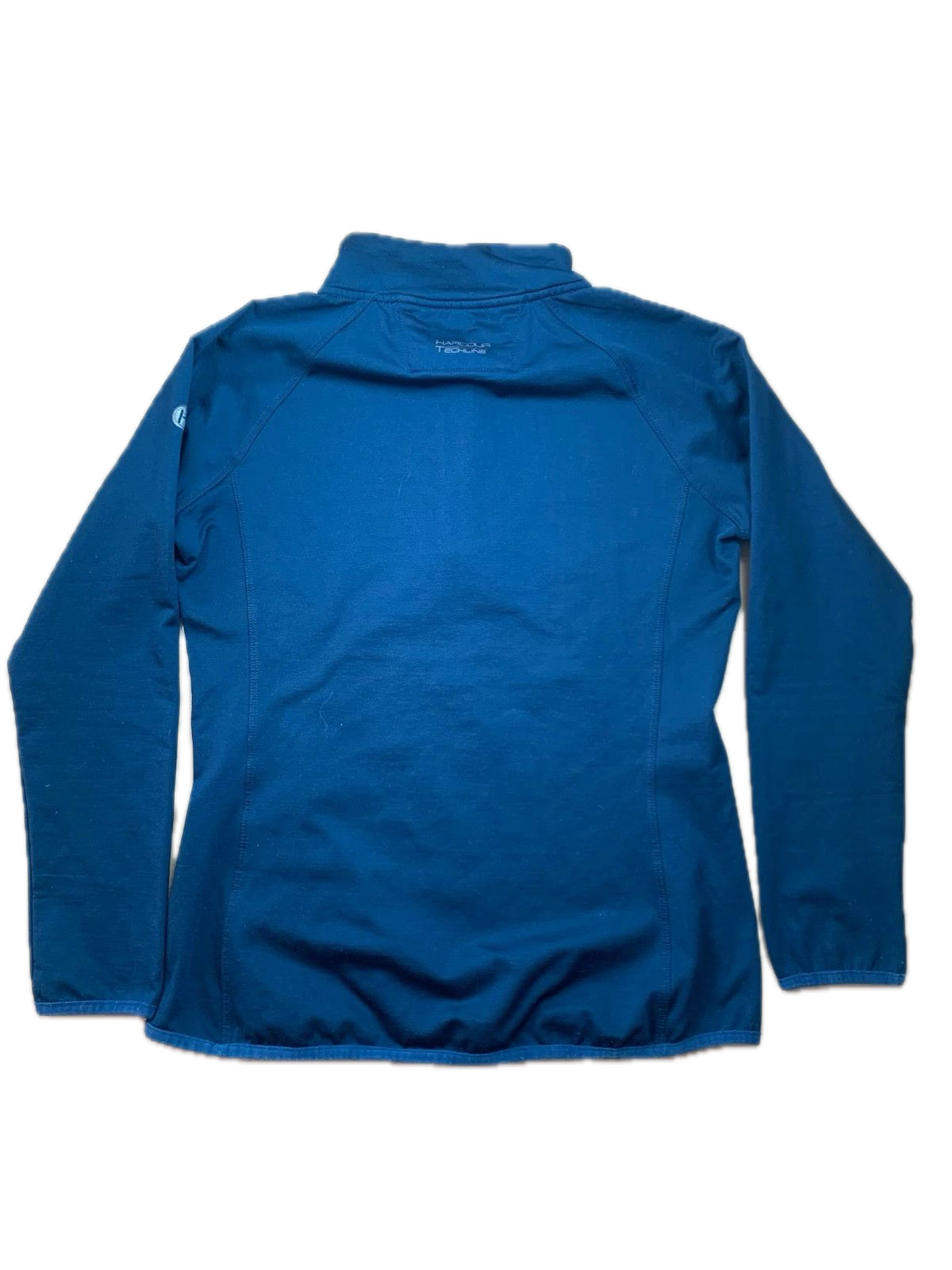 Polo Technique Harcour Manches Longues Bleu : Performance & Style