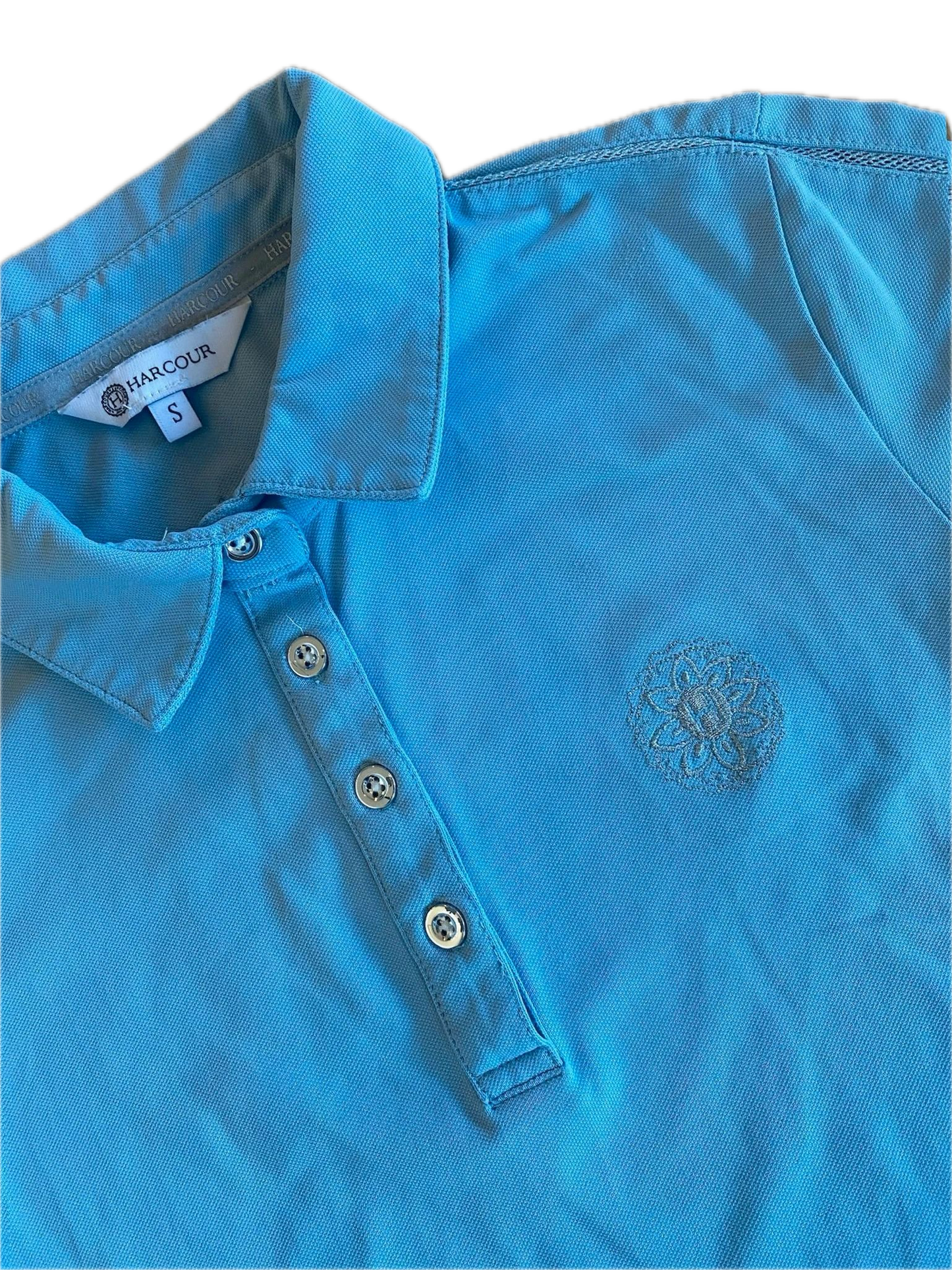 Polo Harcour bleu clair S