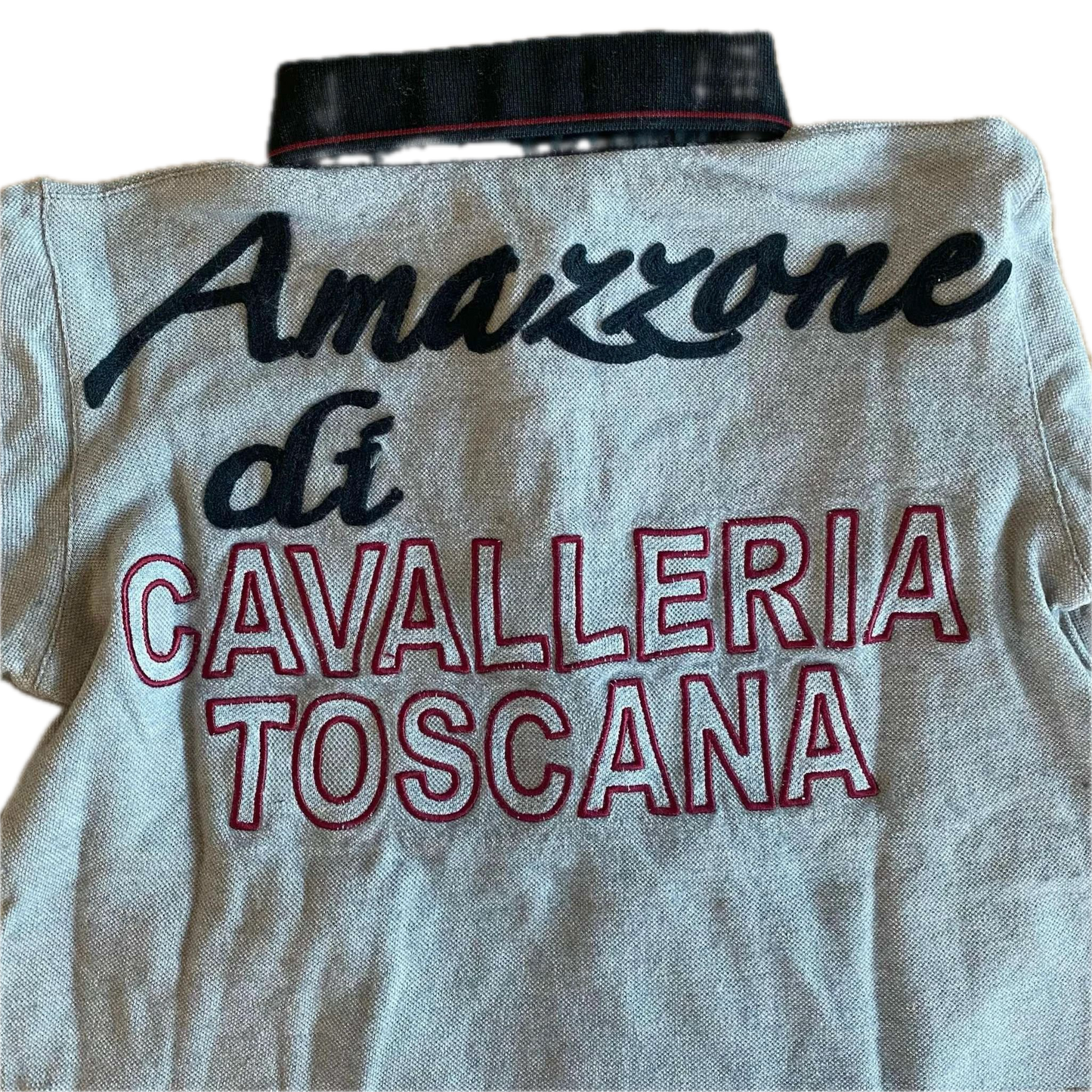 Polo Cavalleria Toscana gris Xs