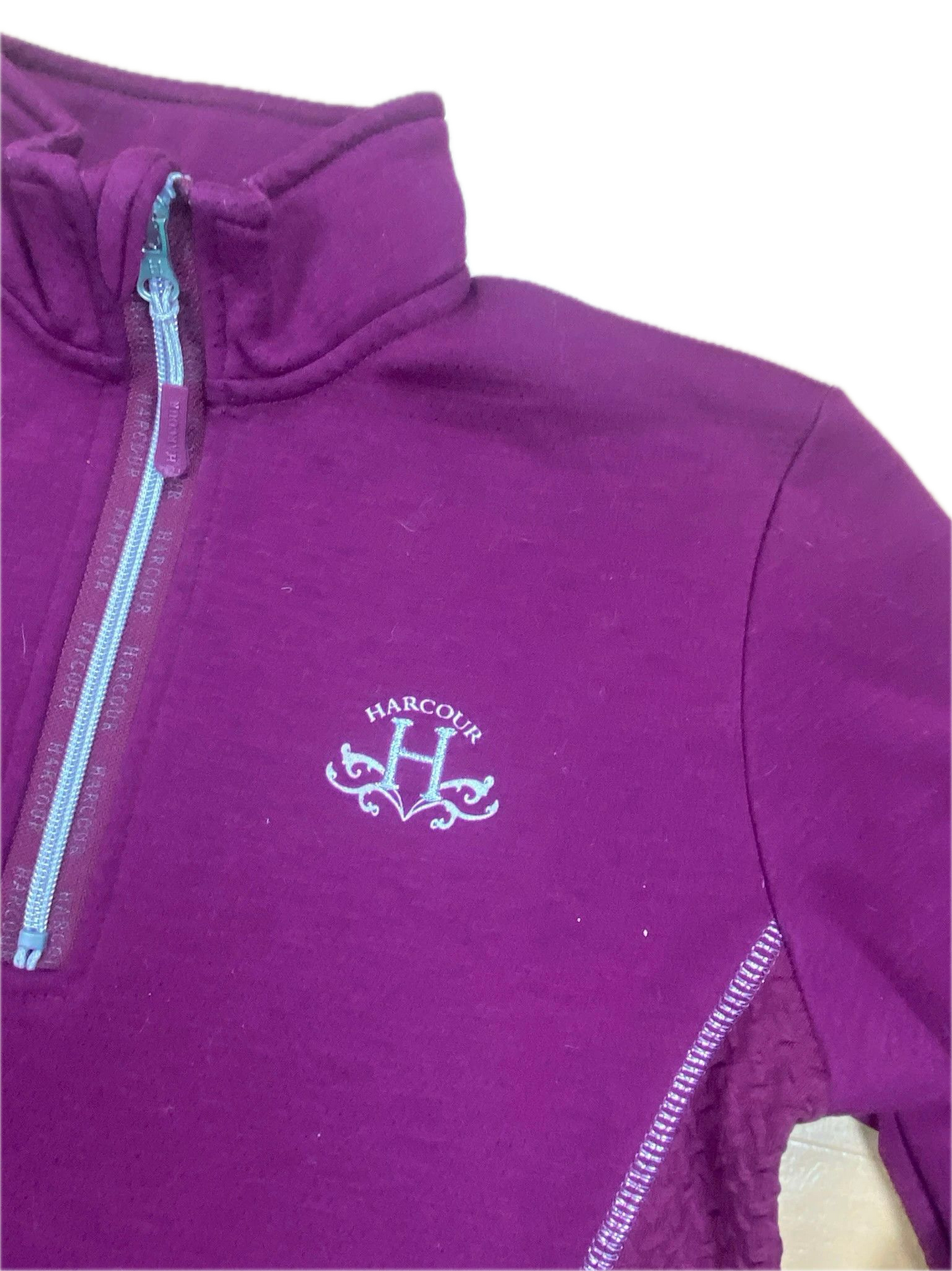 Polo  Harcour manches longues Polaire Violet