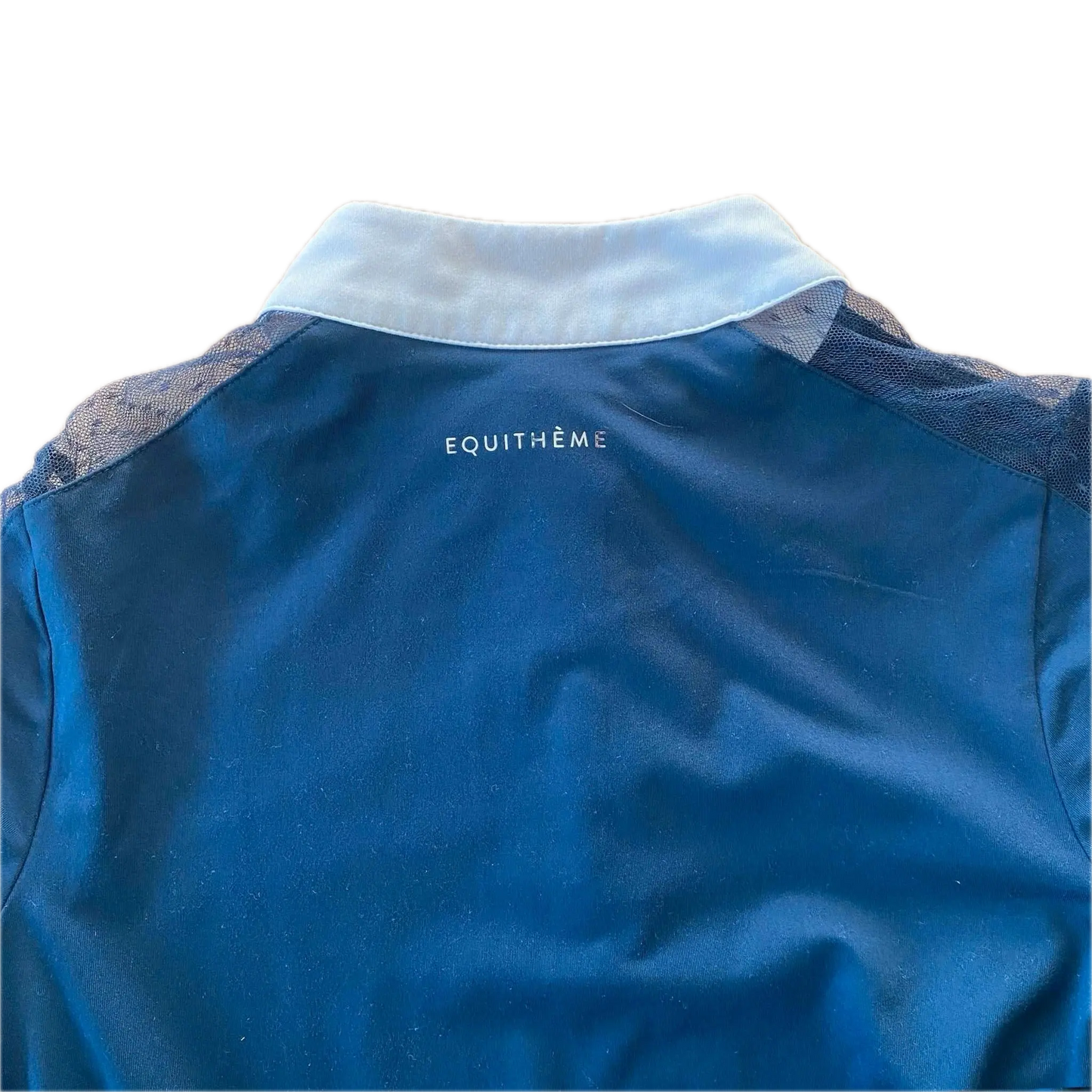 Polo manches longues Equi-thème Bleu marine Taille S