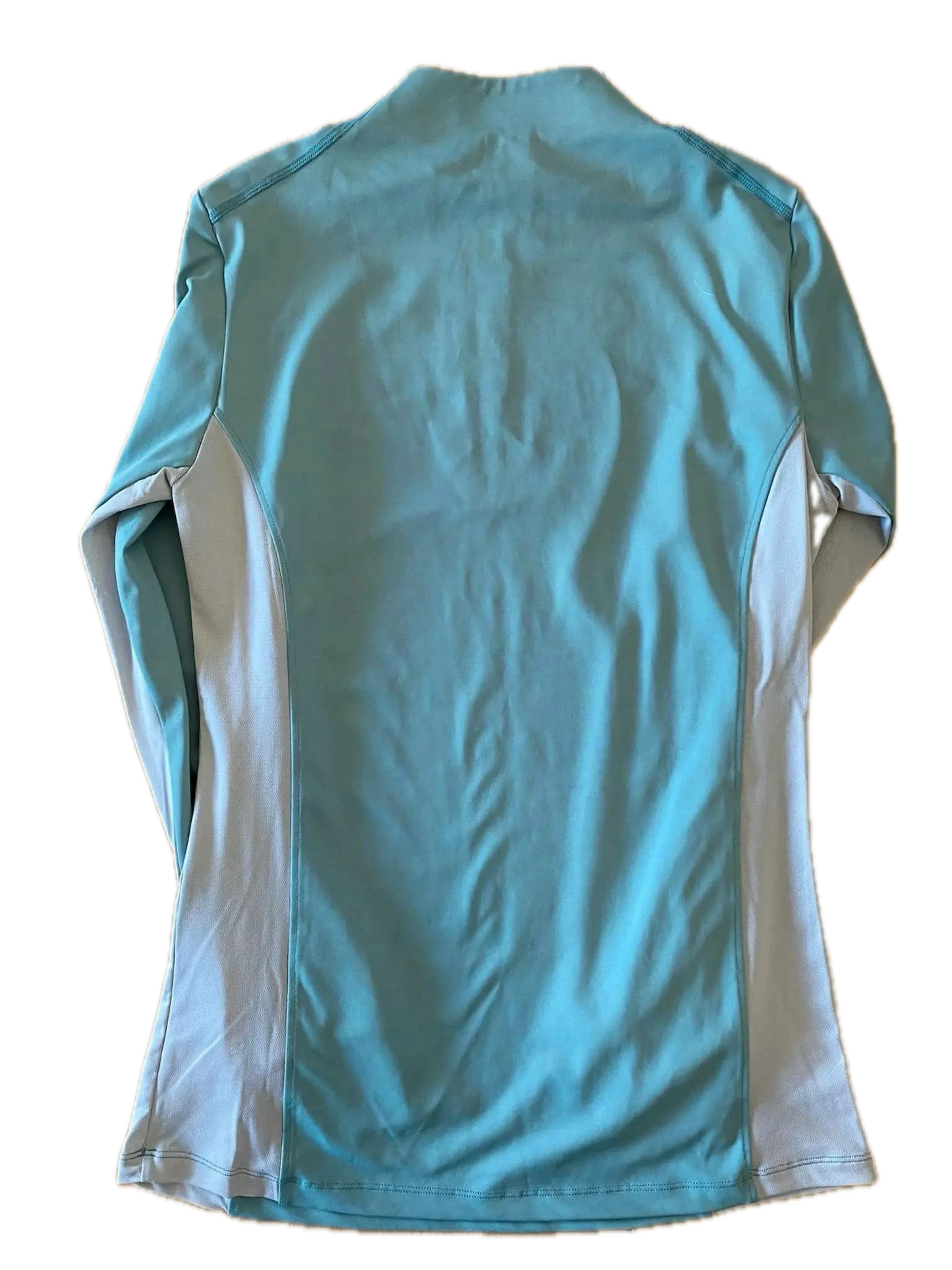 Polo Mrs Ros Equestrian Long sleeve training Turquoise Taille L