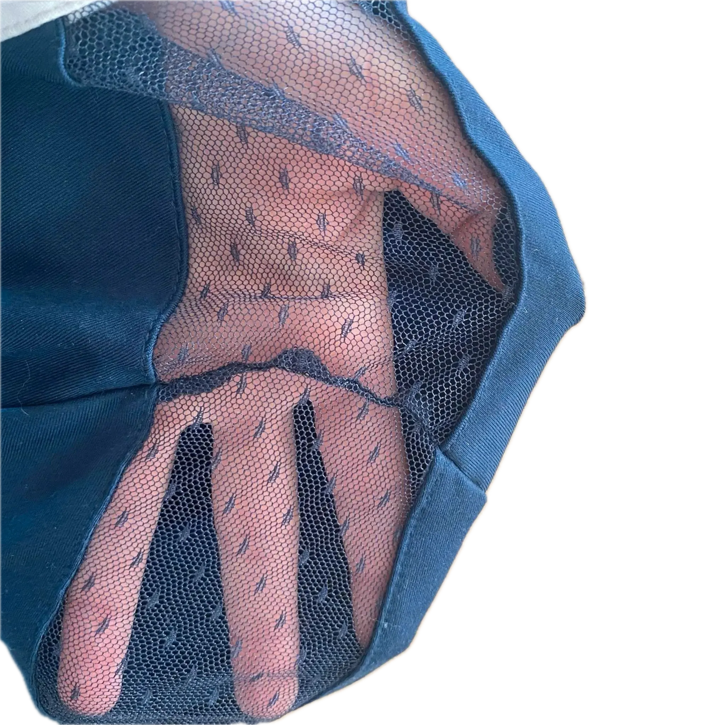 Polo manches longues Equi-thème Bleu marine Taille S