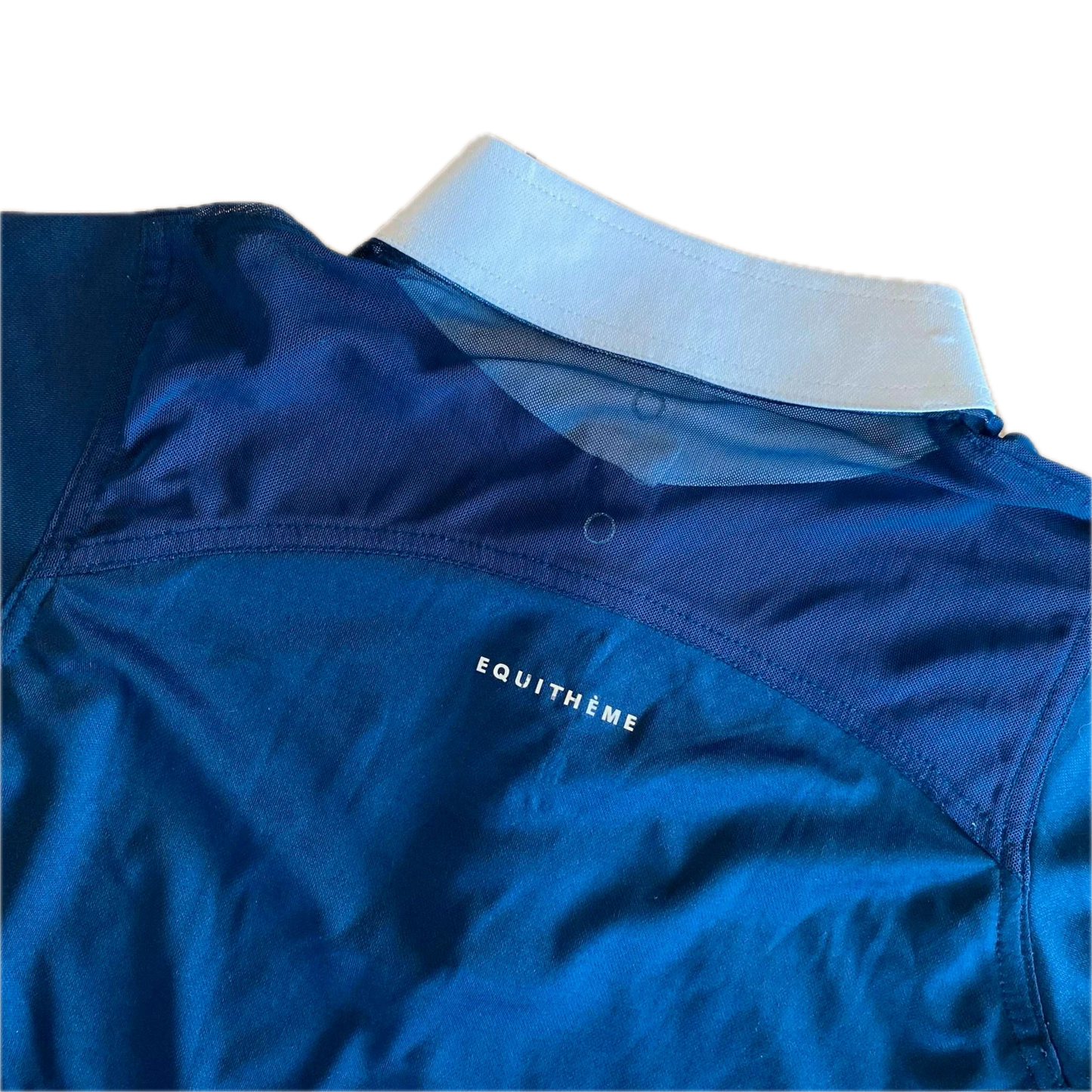 Polo de concours Equi-Thème manche courte Bleu marine S