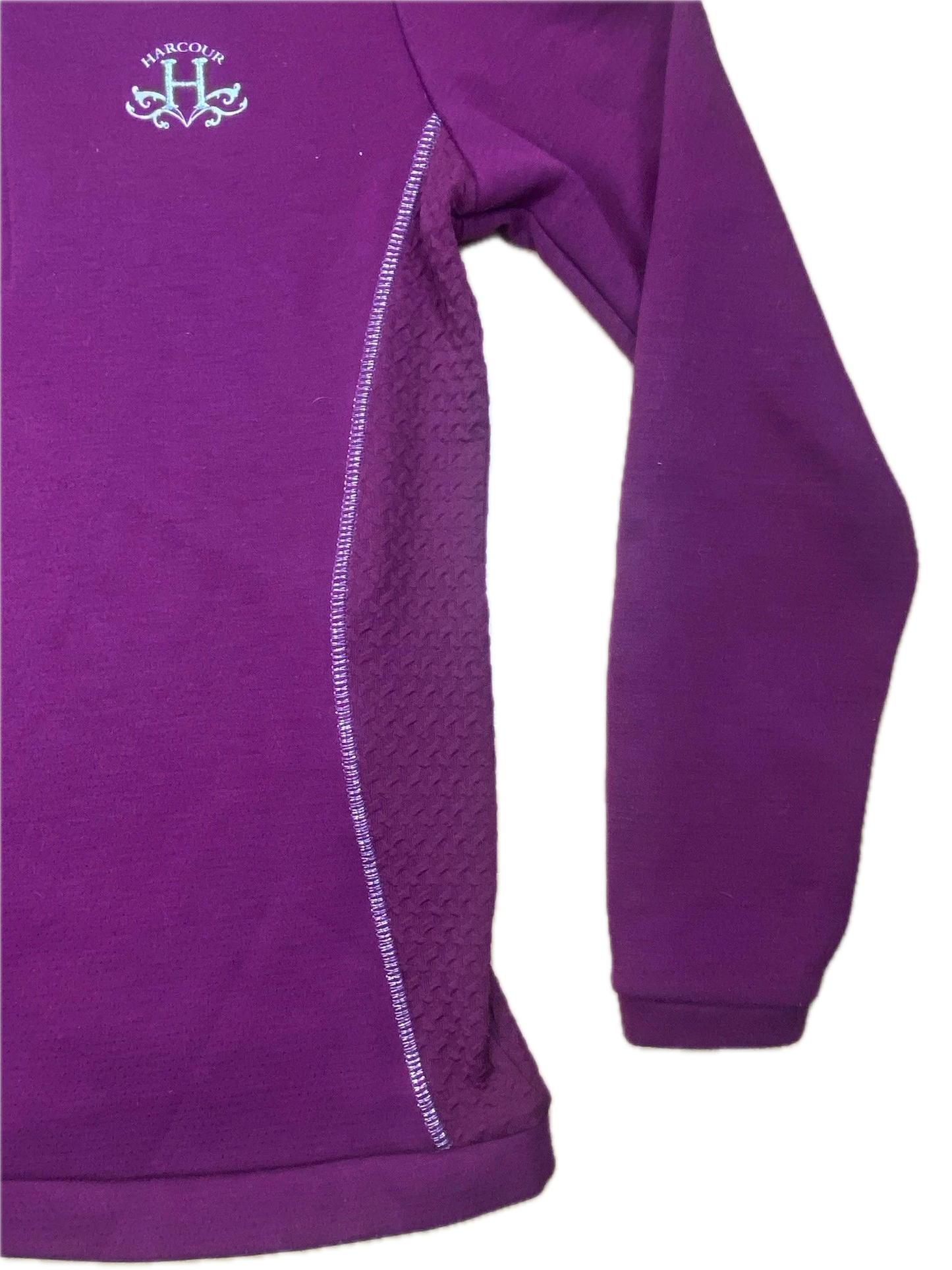 Polo  Harcour manches longues Polaire Violet